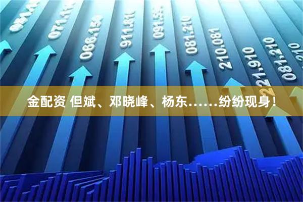金配资 但斌、邓晓峰、杨东……纷纷现身！